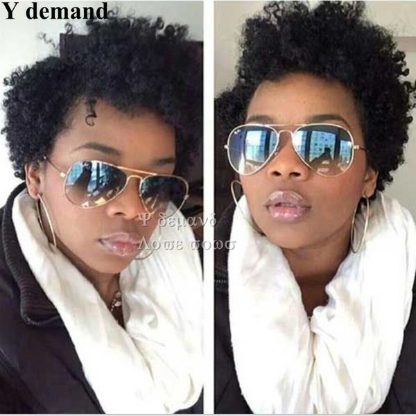 human wig fashion handsome boy/girl short black wig afro kinky curly hair full capless wigs personality sale in stock high temperature fiber
human wig fashion handsome boy/girl short black wig afro kinky curly hair full capless wigs personality sale in stock high temperature fiber