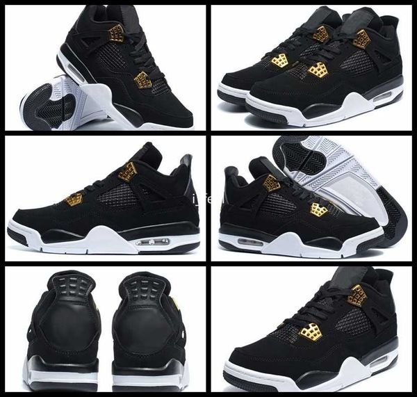 4 IV Mens Basketball Shoes Royalty Black Gold High Quality Men 4s Zapatillas Sports Shoe Athletic Sneakers Trainers Size 8-13
4 IV Mens Basketball Shoes Royalty Black Gold High Quality Men 4s Zapatillas Sports Shoe Athletic Sneakers Trainers Size 8-13