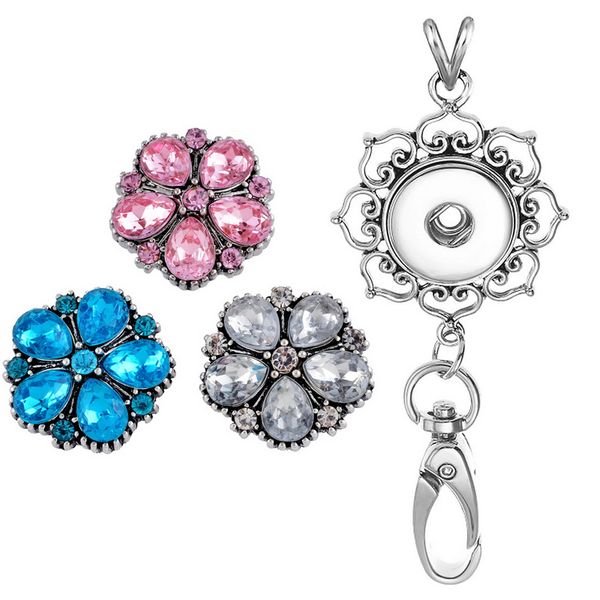 white flower lanyard id badges holder pendant necklace interchangeable trendy jewelry name tag holder cilp pendant n185s, Silver
white flower lanyard id badges holder pendant necklace interchangeable trendy jewelry name tag holder cilp pendant n185s, Silver