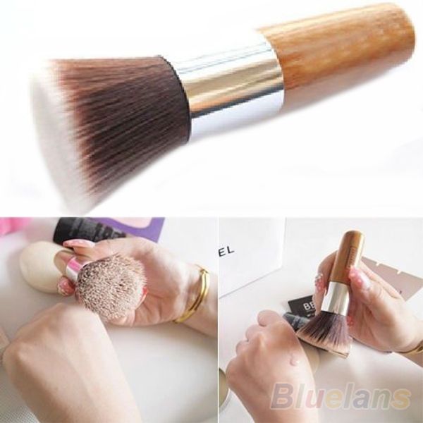 wholesale- flat buffer foundation powder brush cosmetic makeup basic tool wooden handle 1hot
wholesale- flat buffer foundation powder brush cosmetic makeup basic tool wooden handle 1hot