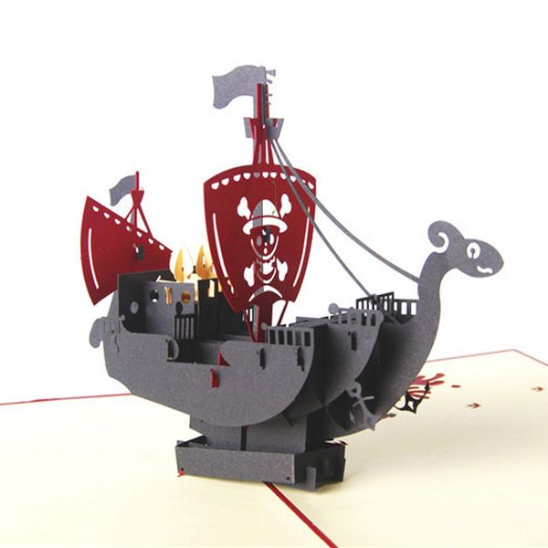 3d pop up card birthday greeting&gift cards kirigami & origami creative cubic pirate ship postcard
3d pop up card birthday greeting&gift cards kirigami & origami creative cubic pirate ship postcard