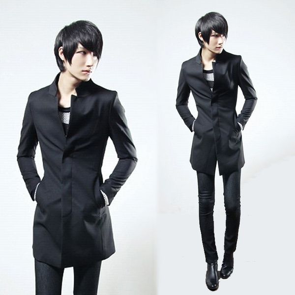 wholesale- spring and autumn british style stand collar medium-long trench coats men slim outerwear overcoat men jackets no.70wo131, Tan;black
wholesale- spring and autumn british style stand collar medium-long trench coats men slim outerwear overcoat men jackets no.70wo131, Tan;black