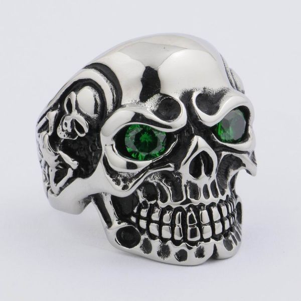 linsion huge heavy 316l stainless steel round green cz eyes titan skull ring mens boys biker rock punk style 3a701, Golden;silver
linsion huge heavy 316l stainless steel round green cz eyes titan skull ring mens boys biker rock punk style 3a701, Golden;silver