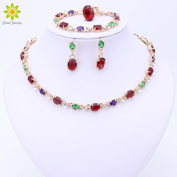 selling dubai colorful crystal rhinestone necklace sets fashion gold plated women bridal costume jewelry sets, Slivery;golden
selling dubai colorful crystal rhinestone necklace sets fashion gold plated women bridal costume jewelry sets, Slivery;golden