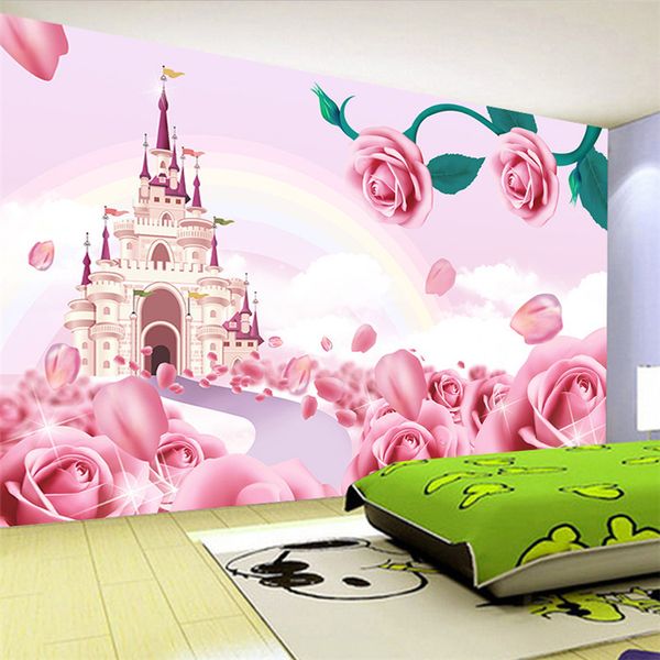 Custom Photo Wallpaper For Walls 3 D Rose Castle Cartoon Princess Room Children's Room Bedroom Non-woven Wallpaper Mural Kids
Custom Photo Wallpaper For Walls 3 D Rose Castle Cartoon Princess Room Children's Room Bedroom Non-woven Wallpaper Mural Kids