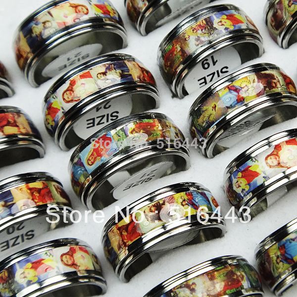 hipping promotions 10pcs double layer spin religious jesus stainless steel rings wholesale fashion jewelry lots a583, Golden;silver
hipping promotions 10pcs double layer spin religious jesus stainless steel rings wholesale fashion jewelry lots a583, Golden;silver