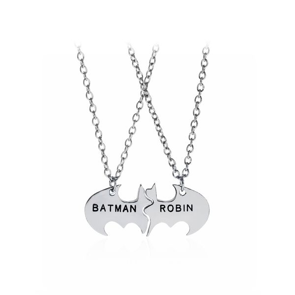 trendy batman robin necklace movie batman & robin friends charn pendants necklace personalized friendship puzzle colar 8, Silver
trendy batman robin necklace movie batman & robin friends charn pendants necklace personalized friendship puzzle colar 8, Silver