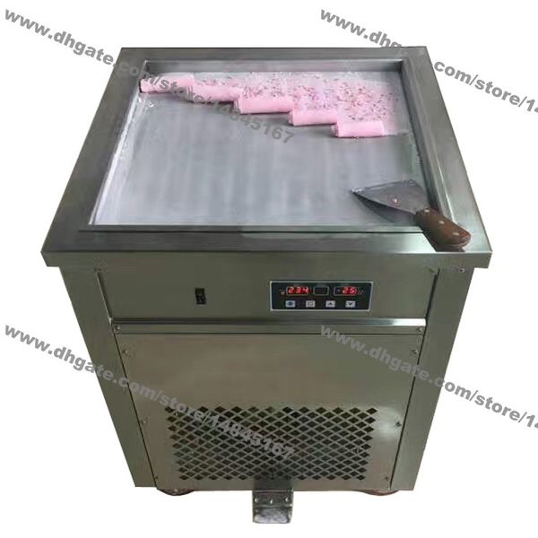 stainless steel 110v 220v electric 50cm thai single square fry pan ice cream rolled yogurt maker fried ice cream roll machine
stainless steel 110v 220v electric 50cm thai single square fry pan ice cream rolled yogurt maker fried ice cream roll machine
