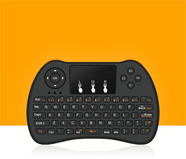

2.4GHz Wireless H9 Fly Air Mouse Mini QWERTY Keyboard with Touch Pad Android TV Box Remote Control Gamepad Controller for IPTV T95