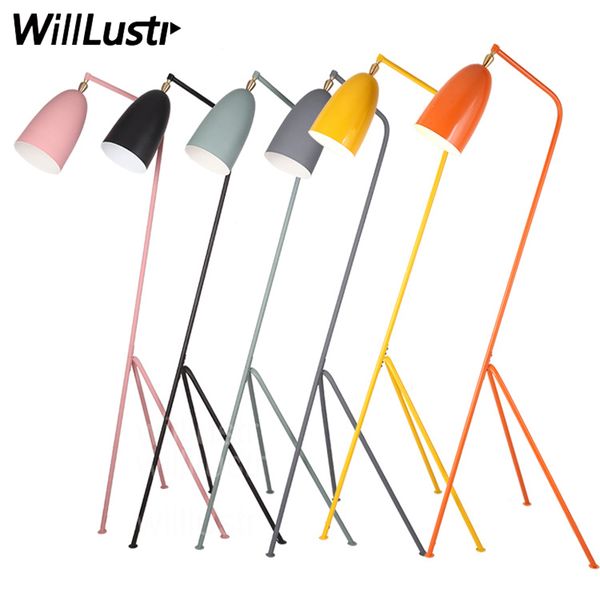 Grashoppa Floor Lamp Greta Grossman Modern Design Grasshopper Lighting Rotatable Shade Sitting Study Room Sofa Side Iron Reading Light