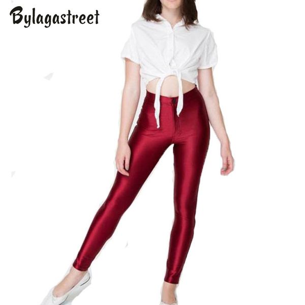 Women Fashion Plus Size XXL 2017 Brand New High Waist Candy Color Shiny Dance Disco Pants American A Pencil Workout Pants Hot
Women Fashion Plus Size XXL 2017 Brand New High Waist Candy Color Shiny Dance Disco Pants American A Pencil Workout Pants Hot