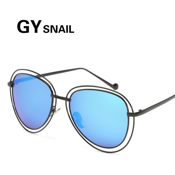 wholesale- gy snail 2017 new female classic sun glasses women eyeware man brand designer fashion sunglass men mirror uv400 oculos de sol, White;black
wholesale- gy snail 2017 new female classic sun glasses women eyeware man brand designer fashion sunglass men mirror uv400 oculos de sol, White;black