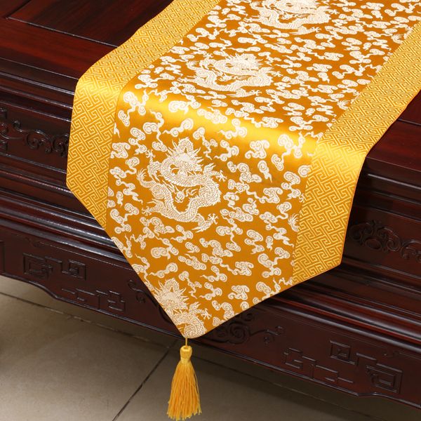 chinese jacquard dragon patchwork table runner rectangle silk brocade tea table cloth dining table protective pads 200x33 cm
chinese jacquard dragon patchwork table runner rectangle silk brocade tea table cloth dining table protective pads 200x33 cm