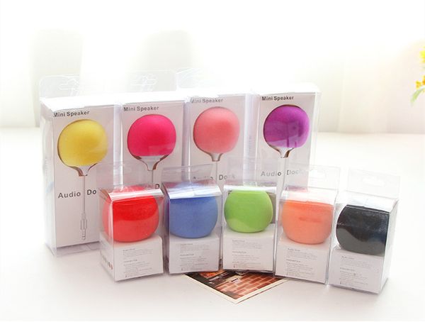 Promotion mini Music Sponge Ball Wired speaker portable with 3.5mm AUX for mobile Cartoon for phone PC iPad Tablet caixa de som
Promotion mini Music Sponge Ball Wired speaker portable with 3.5mm AUX for mobile Cartoon for phone PC iPad Tablet caixa de som