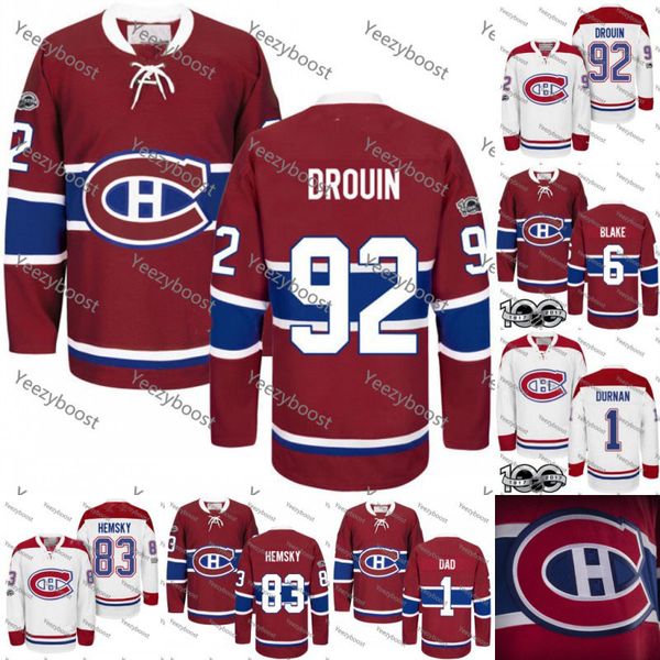 92 Jonathan Drouin With Centennial Patch Montreal Canadiens New 1 DAD Bill Durnan 6 Toe Blake Ales Hemsky Morrow Taormina Jerseys
92 Jonathan Drouin With Centennial Patch Montreal Canadiens New 1 DAD Bill Durnan 6 Toe Blake Ales Hemsky Morrow Taormina Jerseys