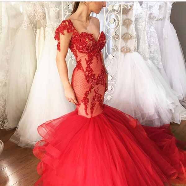 red sweetheart sequins lace tulle mermaid long formal evening dress 2017 new arrival prom party dresses, Black;red
red sweetheart sequins lace tulle mermaid long formal evening dress 2017 new arrival prom party dresses, Black;red