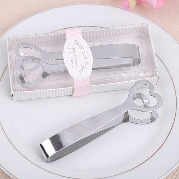 wedding favor gifts stainless steel heart shaped sugar tongs ice tong cake tong party souvenirs box packing
wedding favor gifts stainless steel heart shaped sugar tongs ice tong cake tong party souvenirs box packing