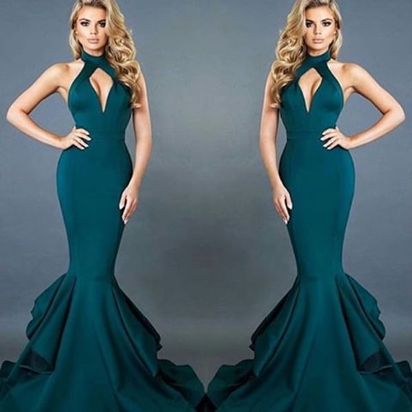 2017 halter mermaid evening dresses hunter green long hollow out backless prom dresses carpet fashion wear pageant celebrity wear, Black;red
2017 halter mermaid evening dresses hunter green long hollow out backless prom dresses carpet fashion wear pageant celebrity wear, Black;red