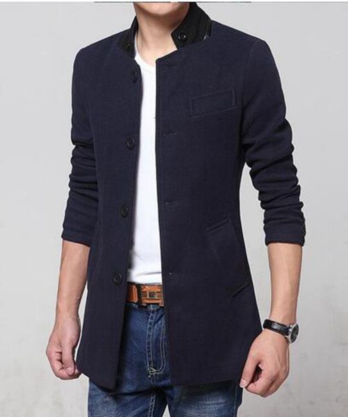 the new men autumn/winter in europe and the cultivate one's morality personality in long british cloth trench coat m-2xl, Black
the new men autumn/winter in europe and the cultivate one's morality personality in long british cloth trench coat m-2xl, Black