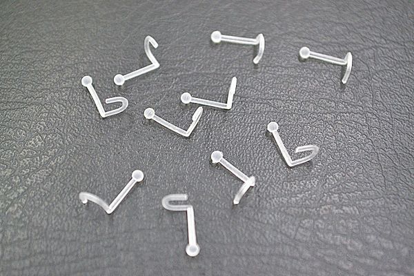 anti-allergic bioplastic body jewelry nose screw invisible clear nose stud mixed colors body piercing jewelry, Slivery;golden
anti-allergic bioplastic body jewelry nose screw invisible clear nose stud mixed colors body piercing jewelry, Slivery;golden