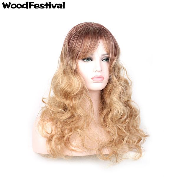 woodfestival long curly gold ombre wig wavy women synthetic wigs with bangs rose network fiber hair medium length, Black
woodfestival long curly gold ombre wig wavy women synthetic wigs with bangs rose network fiber hair medium length, Black