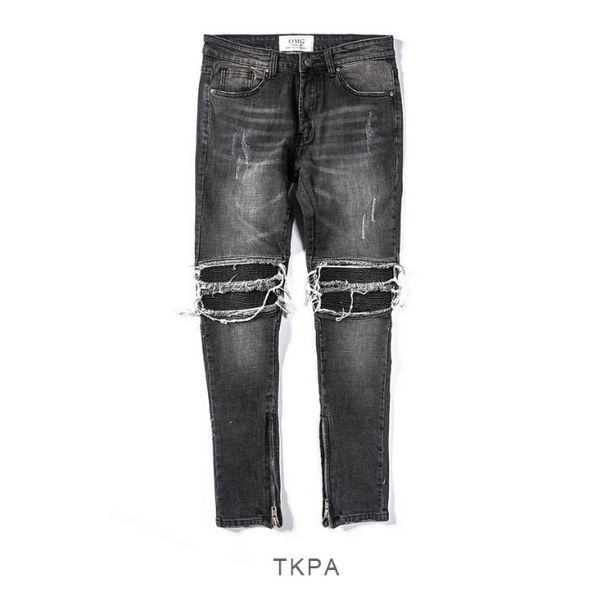 Slim Fit Ripped Men Jeans Kanye High Street Black Denim Washed Leg Sides Zippers Design Long Jeans Pants Trousers Clothing for Male
Slim Fit Ripped Men Jeans Kanye High Street Black Denim Washed Leg Sides Zippers Design Long Jeans Pants Trousers Clothing for Male