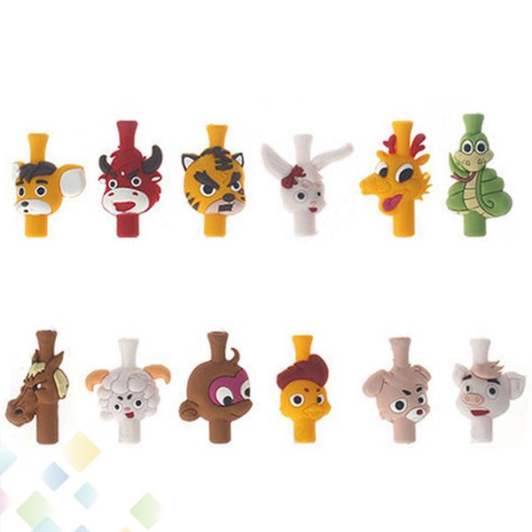 Fashion EGO 510 Lovely Animal Silicone Drip Tip twelve Chinese zodiac signs 12 Animal Shape Drip Tips for 510 Atomizer Mouthpieces DHL Free
Fashion EGO 510 Lovely Animal Silicone Drip Tip twelve Chinese zodiac signs 12 Animal Shape Drip Tips for 510 Atomizer Mouthpieces DHL Free
