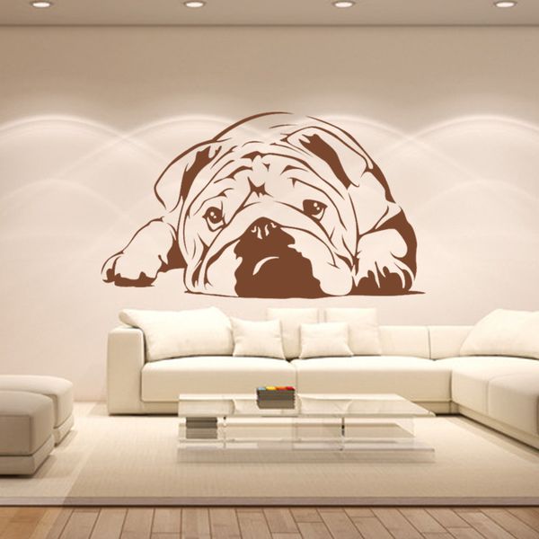 Горячие продажи 2017 ленивый бульдог милые собаки стены стены виниловые наклейки д 
Горячие продажи 2017 ленивый бульдог милые собаки стены стены виниловые наклейки д