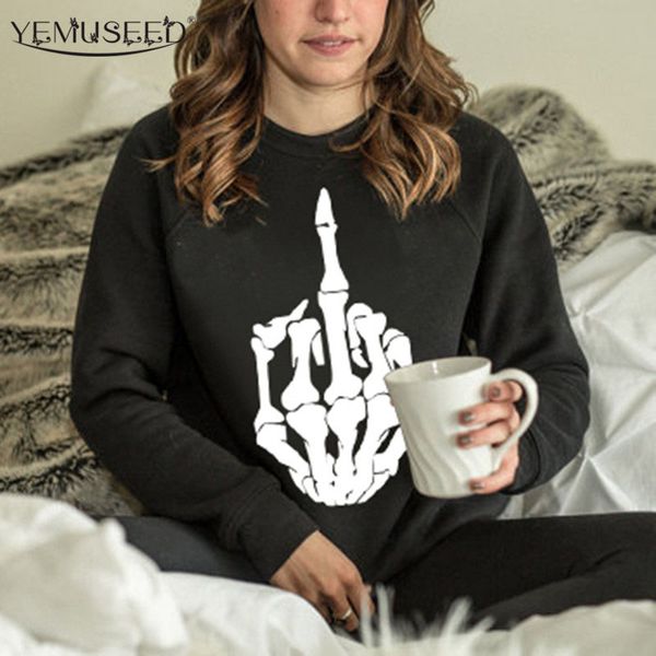 wholesale- h1201 women's o-neck fashion sweatshirts punk skull bone print hoodies plus size pullovers, Black
wholesale- h1201 women's o-neck fashion sweatshirts punk skull bone print hoodies plus size pullovers, Black