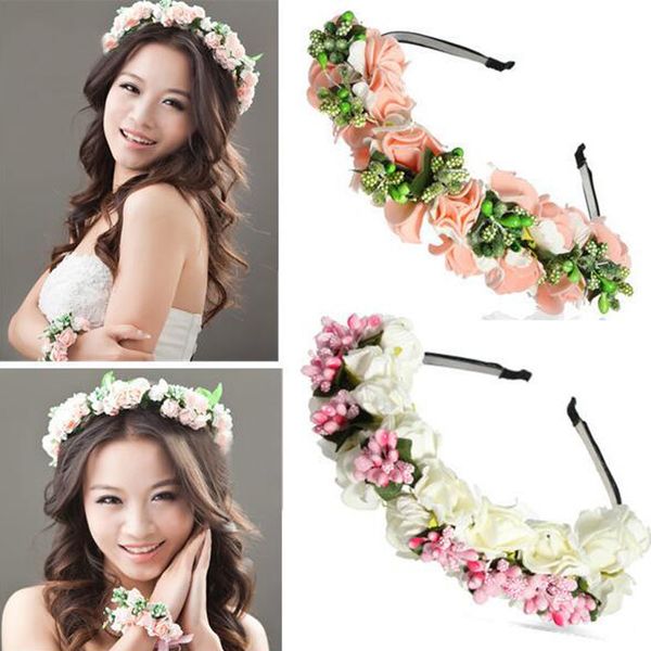 cotton hairband headband garlands simulation flowers head wraps wedding hair accessories bohemia hairbands for holiday, Slivery;golden
cotton hairband headband garlands simulation flowers head wraps wedding hair accessories bohemia hairbands for holiday, Slivery;golden
