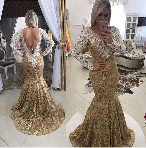 elegant gold lace plus size mother of the bride dresses 2017 v neck pearls backless mermaid formal evening dress mother vintage gown, Black;red
elegant gold lace plus size mother of the bride dresses 2017 v neck pearls backless mermaid formal evening dress mother vintage gown, Black;red