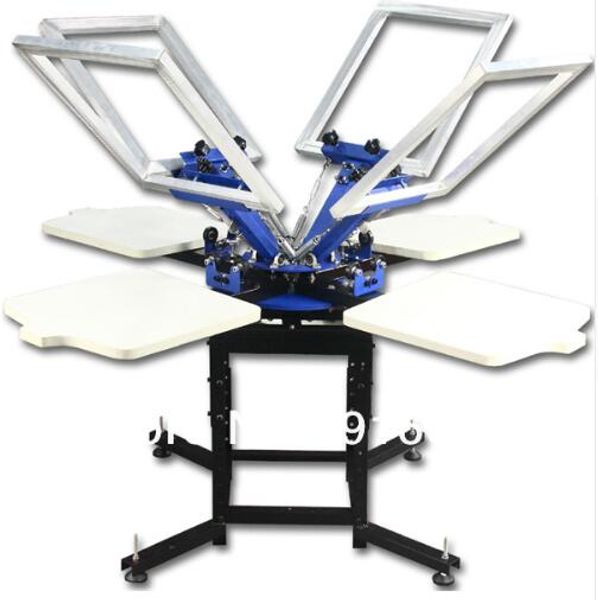 Fa t and 4 color 4 tation creen printing machine pre t hirt printer equipment carou el
Fa t and 4 color 4 tation creen printing machine pre t hirt printer equipment carou el