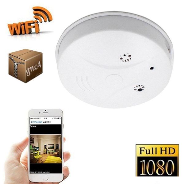 

1080P WIFI мини IP-камера детектор дыма Full HD пульт дистанционного монитора P2P CCTV камеры няня Cam Главная безопасности камеры видеонаблюдения mini DVR