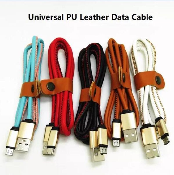 PU leather metal head fast charge cable 1M 3ft Micro USB for samsung S7 LG mobile luxury cable
PU leather metal head fast charge cable 1M 3ft Micro USB for samsung S7 LG mobile luxury cable