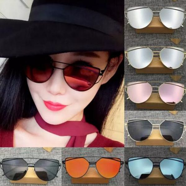 fashion women's men's sunglasses flat lens mirror metal frame oversized cat eye sun glasses 10 pcs ing, White;black
fashion women's men's sunglasses flat lens mirror metal frame oversized cat eye sun glasses 10 pcs ing, White;black