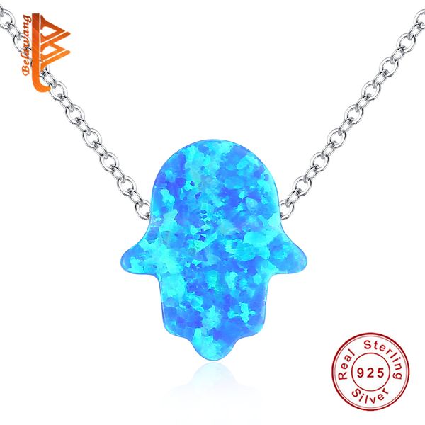 BELAWANG мода синий опал кулон ожерелье для женщин твердые стерлингового серебра 925 Х
BELAWANG мода синий опал кулон ожерелье для женщин твердые стерлингового серебра 925 Х