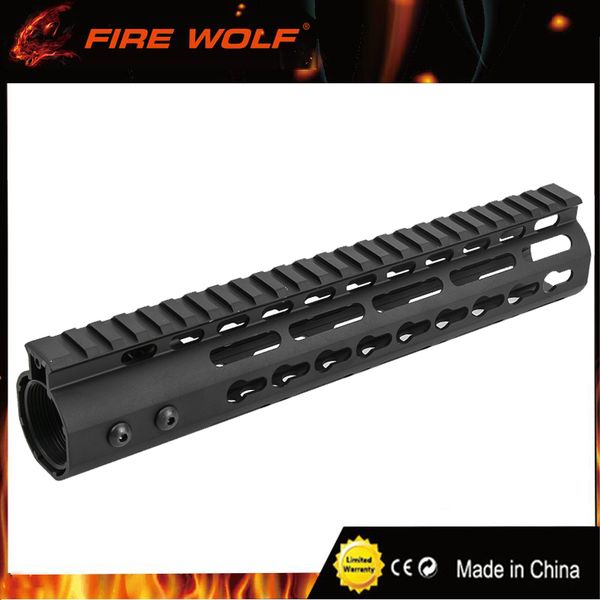 FIRE WOLF 10" inch Free Float NSR KeyMod Handguard Mount Bracket with Detachable Rail BLACK Barrel Nut For AR-15 M4 M16
FIRE WOLF 10" inch Free Float NSR KeyMod Handguard Mount Bracket with Detachable Rail BLACK Barrel Nut For AR-15 M4 M16
