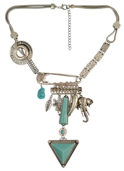 bohemian tibetan alloy resin geometric shape elephant multiple elements tassel pendant long necklaces women jewelry, Silver
bohemian tibetan alloy resin geometric shape elephant multiple elements tassel pendant long necklaces women jewelry, Silver