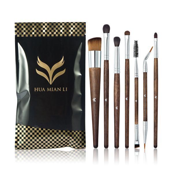 huamianli wooden handle 7pcs makeup cosmetic brushes set powder foundation eyeshadow lip brush tool portable cosmetic tool
huamianli wooden handle 7pcs makeup cosmetic brushes set powder foundation eyeshadow lip brush tool portable cosmetic tool