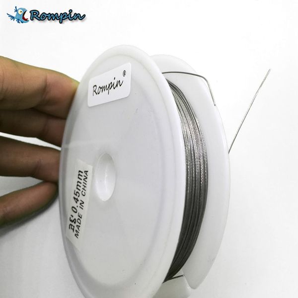 Rompin 10M fishing Stainless steel wire line 7 strands Trace Coating Wire Leader Coating Jigging Wire Lead Fish Jigging Line
Rompin 10M fishing Stainless steel wire line 7 strands Trace Coating Wire Leader Coating Jigging Wire Lead Fish Jigging Line