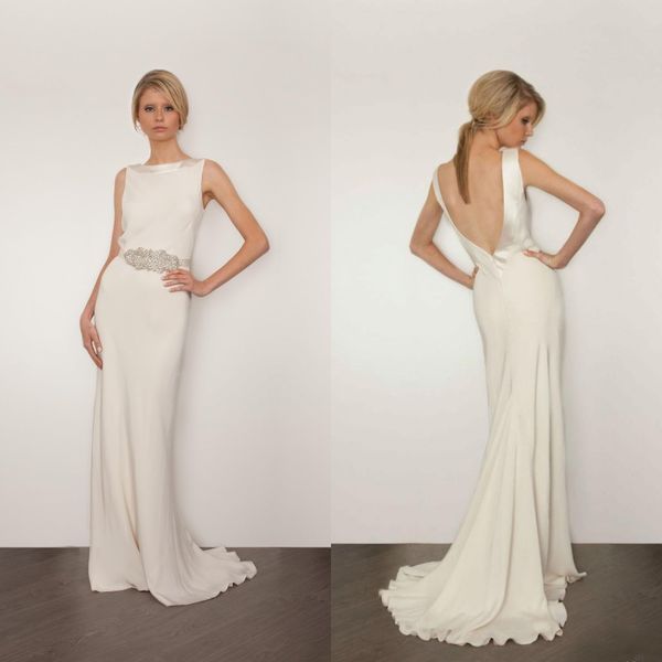 simple 2017 new ivory chiffon beach mermaid wedding dresses backless beaded sash long bridal gowns custom made china en11242, White
simple 2017 new ivory chiffon beach mermaid wedding dresses backless beaded sash long bridal gowns custom made china en11242, White