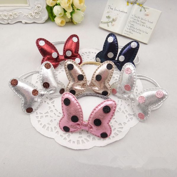 boutique 30pcs fashon cute glossy pu leather bow ponytail holder solid glitter polka dot bowknot elastic hairbands princess headwear hair ac, Slivery;white
boutique 30pcs fashon cute glossy pu leather bow ponytail holder solid glitter polka dot bowknot elastic hairbands princess headwear hair ac, Slivery;white