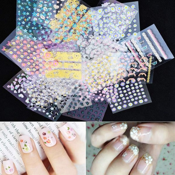20 sheet new fashion 3d nail art flowers sticker set decal diy designs tips beauty decals stickers nails kit tool charm girls gifts, Black
20 sheet new fashion 3d nail art flowers sticker set decal diy designs tips beauty decals stickers nails kit tool charm girls gifts, Black