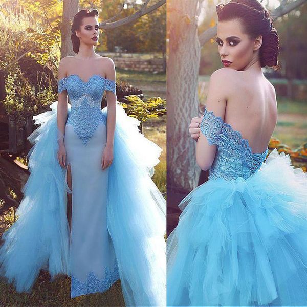 wonderful acetate satin & tulle off-the-shoulder neckline sheath / column evening dresses with lace appliques blue prom dress vestidos de, Black
wonderful acetate satin & tulle off-the-shoulder neckline sheath / column evening dresses with lace appliques blue prom dress vestidos de, Black