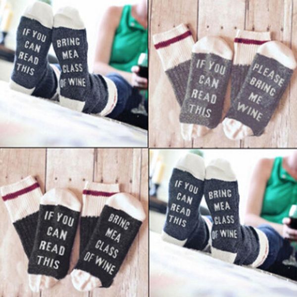 1 pair funny couple socks letter print stylish wine sock if you can read this bring me a glass of wine men women valentine sock, Black
1 pair funny couple socks letter print stylish wine sock if you can read this bring me a glass of wine men women valentine sock, Black