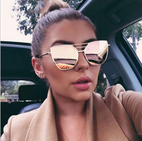 new rose gold men women mirror sunglasses fashion brand designer cool sun glasses wholesale female 2017 new ve0105, White;black
new rose gold men women mirror sunglasses fashion brand designer cool sun glasses wholesale female 2017 new ve0105, White;black