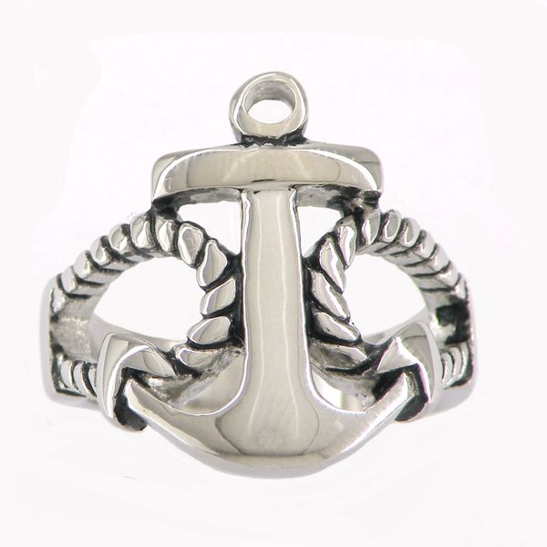 fanssteel stainless steel jewelry punk military marine anchor with rope ring sailor navy ring gift fsr10w99, Silver
fanssteel stainless steel jewelry punk military marine anchor with rope ring sailor navy ring gift fsr10w99, Silver