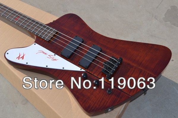 custom 4 strings fire thunderbird nikki xx signature wine red flame maple electric bass guitar emg pickups black hardware
custom 4 strings fire thunderbird nikki xx signature wine red flame maple electric bass guitar emg pickups black hardware