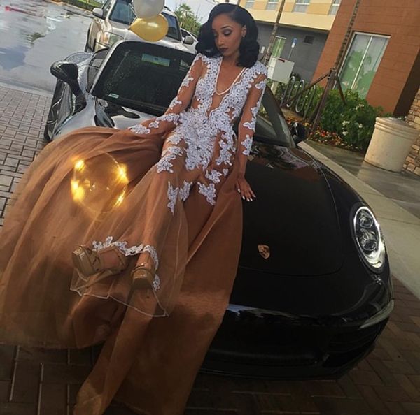 long sleeve prom dress white gold dress mermaid evening gowns lace, Black;red
long sleeve prom dress white gold dress mermaid evening gowns lace, Black;red