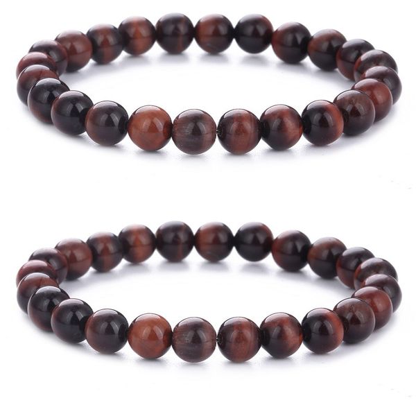 punk style red natural stone yoga bracelets elastic rope tiger eye 8mm beaded bracelet for men fashion personality jewelry b674s, Golden;silver
punk style red natural stone yoga bracelets elastic rope tiger eye 8mm beaded bracelet for men fashion personality jewelry b674s, Golden;silver